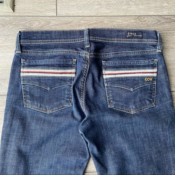 Citizens of Humanity COH Stretch Wide Leg Embroidery Cape Cod 244 Jeans - Picture 6 of 15